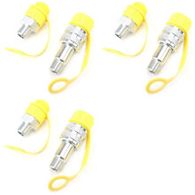 3 Set of Hydraulic Fittings Quick Connector Zg3/8 High Pressure Tubing Male Connector Female Connector