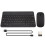 2X Ultra-Thin Silent Wireless  Keyboard and Mouse Set Suitable for Tablet Notebook  Keyboard Black 3