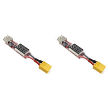 2X 2S-6S Lipo Lithium Battery XT60 Till USB-Laddaromvandlare med Spänningsdisplayadapterkort för Att Skydda Telefonens Funktioner