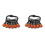 2X Bit Holder Key Chain 6pcs, 1/4 Inch Hex Shank Bit Holders, Impact Bits Holder for Screwdriver & Drill Bits 1