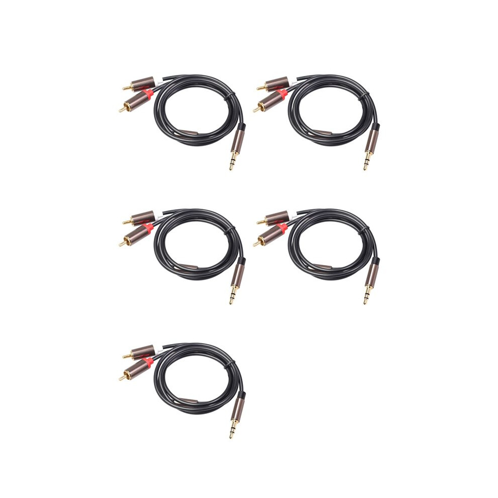 5X Rca Cable Hifi Stereo 3.5Mm To 2Rca Audio Cable Aux Rca Jack 3.5 Y Splitter For Amplifiers Audio Car Aux Mobile Phone 6032923114865