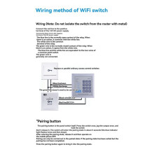 2X Tuya Life WiFi Door Exit Button Voice Control Remotely Door-Opening Wireless Release Push for Door Lock