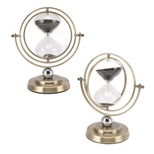 Simple Metal Hourglass Decorative Timer