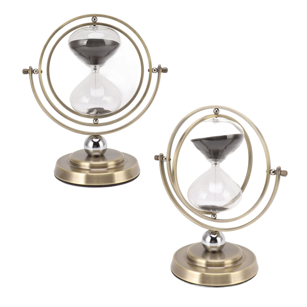Simple Metal Hourglass Decorative Timer