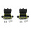 2X External Junction Box IP68,2 Way Clamshell-Type Underground Electrical Box with Terminal Block Airtight Plastic Box 1