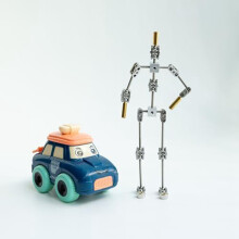 5X Armature Kit - DIY Metal Puppet Figure Skeleton, Easy to Assemble, Animated Character Design