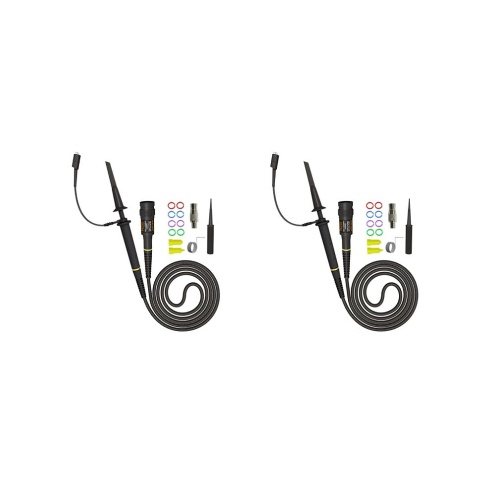 P4250 2Pcs 250Mhz 2Kv High Voltage Oscilloscope Probe 100X Safety Insulated Bnc Plug Universal Interface 4711460384581