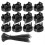 36PCS Magnetic Cable Tie Holders, Flexible Nylon Zip Ties, Button , for Home Office Workshop Garage Use 3