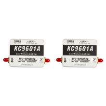 2X KC9601A 380MHz-6GHz Low Noise Amplifier Ultra-Wideband LNA Module 2.4G/5.8G 20dB High Gain Type-C Power Supply