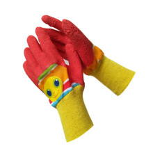 Kids Gardening Gloves Ages 35, Thorn Resistant Latex Grip, AntiPuncture Protective Children Work Gloves