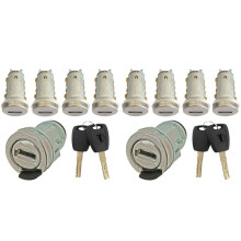 10x Car Ignition Lock Set for Ducato for for SIP22 Blade Car Key Door Milling Cylinder Trunk Lock