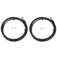 2pcs 2M Bicycle Hydraulic Disc Brake Hose Set Oil Tube Olive Connector Insert Bike Shift Cable Housing Kits