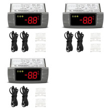 3X für Dixell XR02CX-4N1F1 Temperaturregler, Ersatz für Dixell Temperaturregler, Passend für Kühlschränke/Gefrierschränke