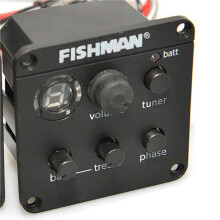 5X FISHMAN GUITARS Gitarren-Tonabnehmer ISYS+ EQ-Vorverstärkersystem für Akustikgitarrenverstärker, Einstellbarer Sound, Gitarrenzubehör