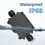 2X External Junction Box IP68,2 Way Clamshell-Type Underground Electrical Box with Terminal Block Airtight Plastic Box 4
