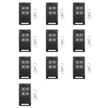 10X Controle Remoto de Cópia Automática RF 433 MHz Sem Fio, Controlador de Abertura de Porta de Garagem Elétrica, Duplicador, Clone, Transmissor de