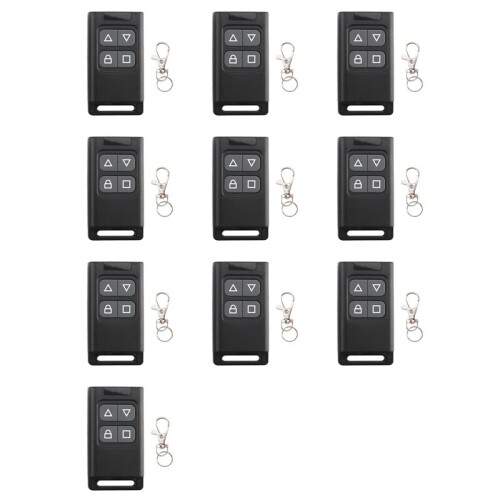 10X Wireless RF 433MHz Auto Copy Remote Control Electric Garage Door Opener Controller Duplicator Clone Transmitter