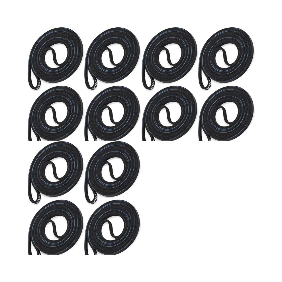 12Pcs 341241 Dryer Drum Belt Compatible With For Dryers Replaces 8066065 Ap2946843 W10127457 Ps346995 6031881753369