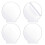 16Pcs Clear Acrylic Sheet Round Panel Thick (4mm) Plastic Acrylic Board for LED Light Base,Sign,DIY Display Projects 2