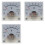 3X Voltmeter 91C4 for Voltmeter Analog Panel Meter Mechanical Type 5V Style 1