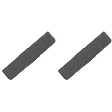 2pcs 37.4x8.5in Refrigerator Spill Mat, Silicone Under Refrigerator Floor Protector Tray Drip Anti-Slip