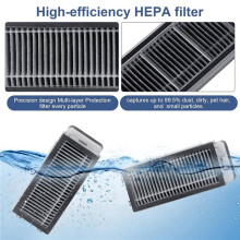 12x Pièces de Rechange pour Filtre HEPA pour Aspirateur Robot Dream X50 Ultra Complete / L50 Pro Ultra / X50 Master