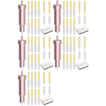 55-Teiliges Premium-Klingenset mit Feiner Spitze und Gehäuse für Maker, Maker 3 mit Gehäuse zum Schneiden Von Folien, Vinyl und Aufklebern