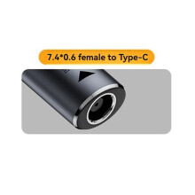 4X 140W Laptoplader 5V 9V 20V 7,4x0,6mm Vrouwelijk Naar USB C Type C PD Stroomadapter Converter Snellaadkabel