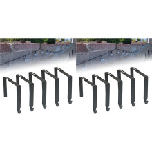 Adjustable Outdoor Light String Hooks for 3.2-6 Inch Concrete Cinder Block Wall and Fences, 10 Pcs String Light Hangers