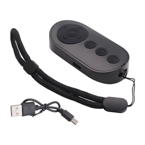 2X Wireless Camera Remote Control with Zoom for  & Android, for Photo & Video, Smartphone Remote Clicker 2