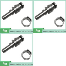 3X Vervangende Connector van Roestvrij Staal voor Puzzi 8/1 10/1 100 200 300 Spuitreinigingsmachine