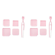 Bean Sorting Tray Set of 6, Fuse Beads Picking Tray Kit Including 2 Bean Box,2 Bead Storage 2 Bean Scoop