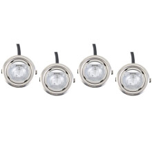 4 Szt. 20 w Żarówki Halogenowe do Okapu Kuchennego, 65 mm, Przezroczyste, Szkło, 12 V AC, do Oświetlenia Wyciągu i Wentylatora