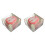 20X Brain Specimen Coasters Set 3D Organ Brain Artwork Brain Slices Square Acrylic Drinks Table Coaster 1