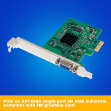 4X ST425 PCIe X1 AST2400 2K VGA Grafische Kaart 1920 X1200 32 Bpp@60Hz voor Win10/Win 11 32/64 PCIE Uitbreidingskaartadapter