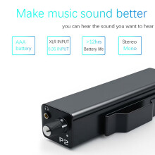 5X P2 Headphone Amp Road-Ready Stereo/Mono Instant , Ultra-Low Noise Circuit for Drummers & Live Vocalists