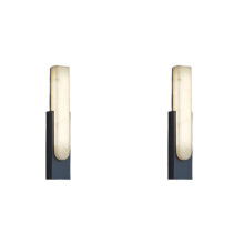 2X Applique Murale Nordique Imitation Marbre pour Salon, Chambre à Coucher, Chevet, Couloir, Balcon, Simple et Luxueuse, Décoration D'Intérieur