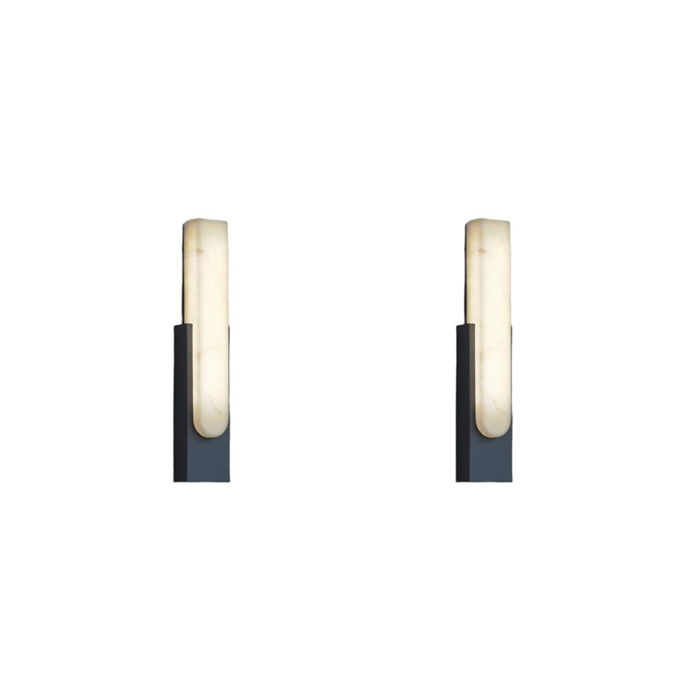 2X Nordic Imitation Marble Wall Lamp For Living Room Bedroom Bedside Aisle Balcony Simple Luxury Indoor Home Decor Light 6034256524953
