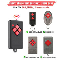 Garage Door Remote Control for Dickert S10-868A4L00,868.3MHz AM Handheld Transmitter for Dickert S10-868A1L00,Pack of 4