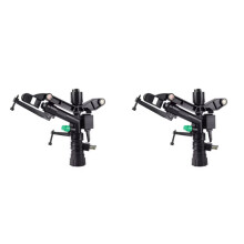 2X Ugelli per Irrigazione A 360 con Filettatura Femmina da 1 Pollice, In Plastica, per Irrigazione di Giardini, Fattorie, Frutteti e Serre