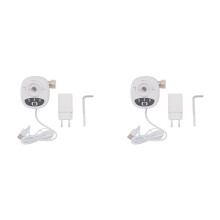 2X WIFI Valve Controller APP Remote Control Water Shutoff Wireless Automated Valve for EWeLink EU Plug DN15