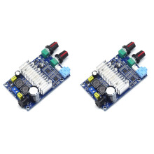 2X Placa Amplificadora CA-3316A de 100 W, Estéreo Profesional, Digital, Clase D, TPA3116, para Subwoofer Doméstico, Receptor y Amplificador.