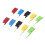 20PCS SDK08 Test Clips with Jumper Cable IC Test Hook Clips 40V Ultra Small Clip 2A Test Clamp for Electrical Testing 3