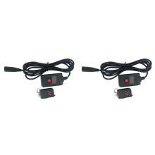 2X Control Remoto con Cable para Máquinas de Humo de 400 W, 900 W y 1500 W. Ideal para Efectos de Escenario y Generación de Niebla.