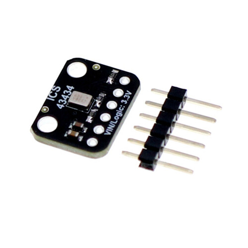 2X ICS-43434 I2S MEMS Microphone Module with Low Pass Filter Audio Capture for DIY Audio Projects -Module 1