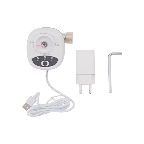 2X WIFI  Valve Controller APP Remote Control Water Shutoff Wireless Automated  Valve for EWeLink EU Plug DN15 1