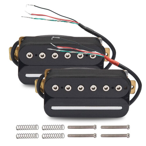 4 Styck Elgitarr Humbucker Justering Dual Coil Gitarr Pickup Elgitarr Pickuper 1