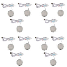 For Led Lamp Kit Adjustable Light Kit Led Light Parts Hardware DIY Model White /Cold/Warm Light Without 12 Pcs