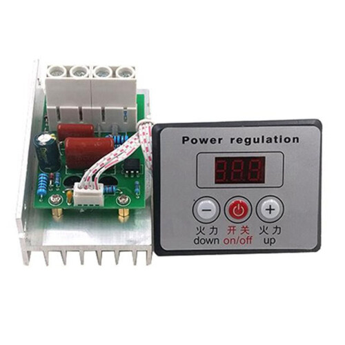 2X 10000W Motor Speed Controller High Power AC 220V SCR Voltage Regulator Dimmer  Speed Controller,with 1