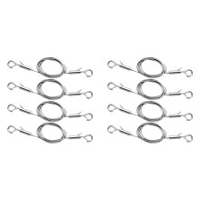 8PCS Adjustable Picture Hanging Wire Kit,3.3FT Stainless Steel Wire for Hanging Mirrors,Picture Frame,Artwork,Signs